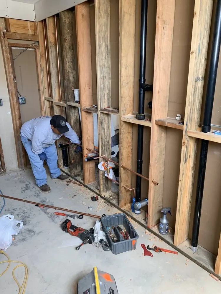 Commercial rough-in plumbing for Gas Line Repair in Cragmoor